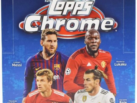 2018 Topps Chrome Champions League Soccer Hobby Box Cheap