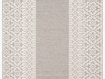 Cole Indoor Outdoor Rug in Grey & Ivory by Loloi Online Hot Sale