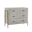 Morand 3 Drawer Chest in Grey Supply