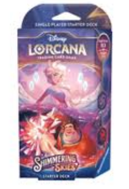 Disney Lorcana: Shimmering Skies Starter Deck (Amethyst & Ruby) - Shimmering Skies on Sale