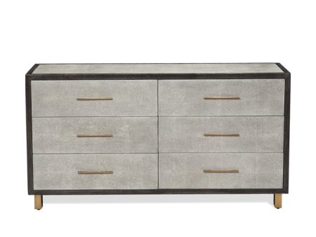 Maia 6 Drawer Chest in Grey Cheap