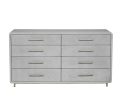 Alma 8 Drawer Chest in Light Grey Online Hot Sale