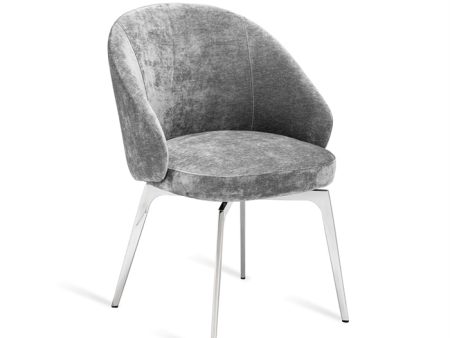 Amara Dining Chair in Grey Hot on Sale