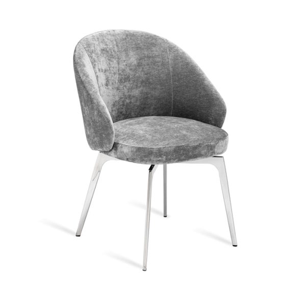 Amara Dining Chair in Grey Hot on Sale