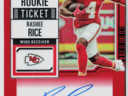 2023 Panini Contenders Optic Rashee Rice Rookie Auto Red 099 125 #204 Online Sale